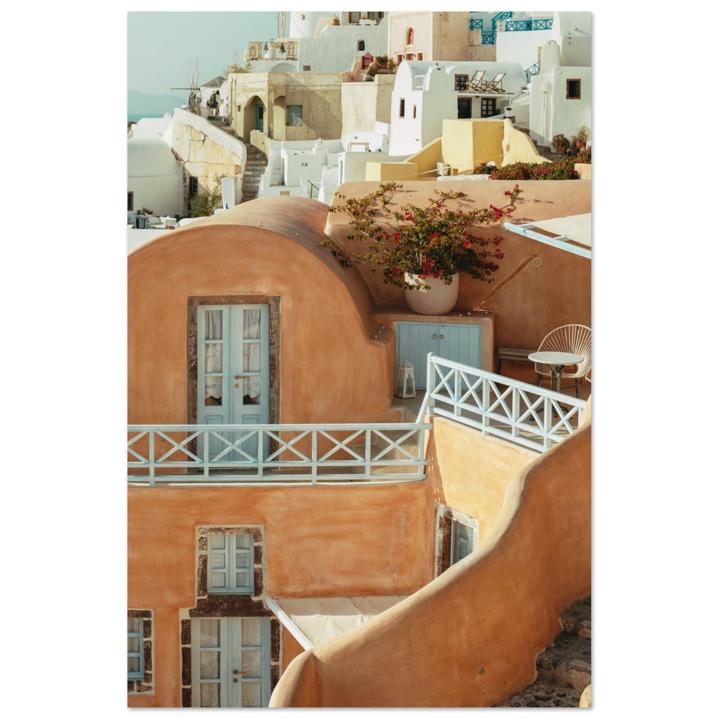 Greek Seaside Village